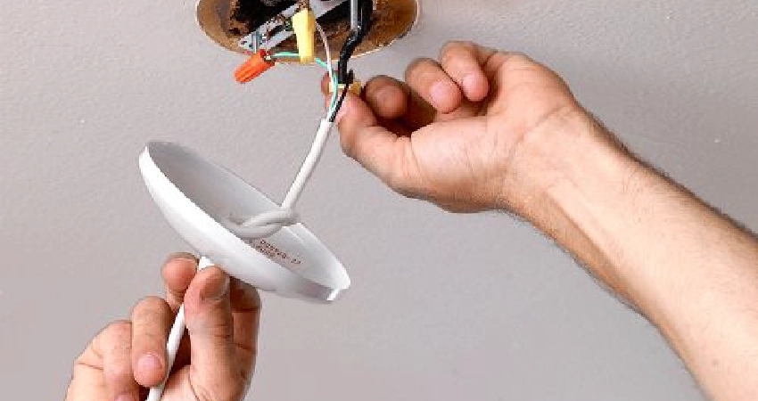 Ceiling light installation services in Singapore
